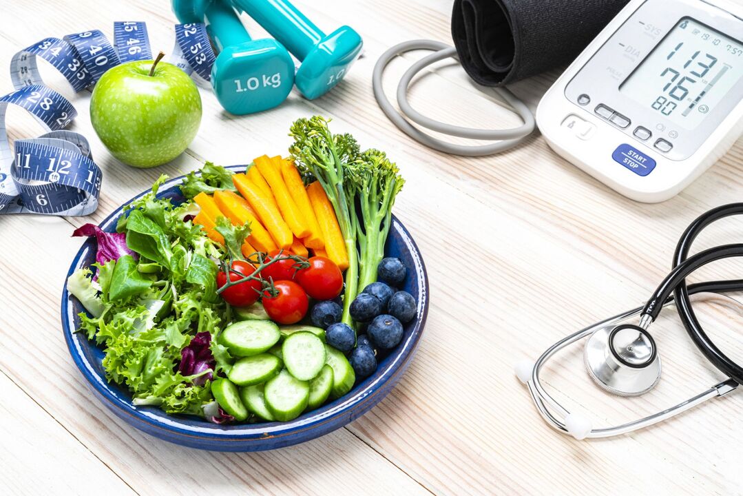Le régime rationnel sain aidera à éviter le développement de l'hypertension artérielle